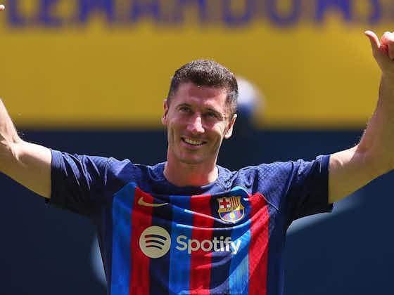 Article image:Barcelona confirm Robert Lewandowski's shirt number