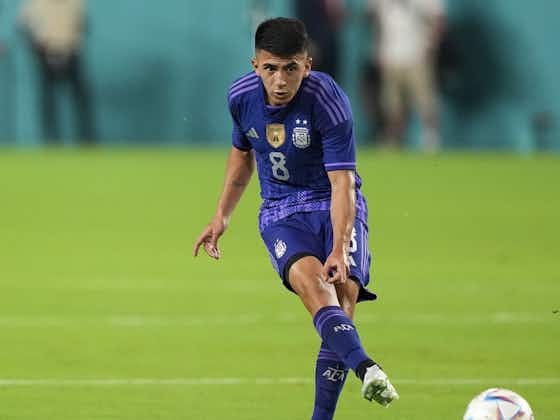 Article image:Thiago Almada earns praise from Lionel Messi following Argentina debut