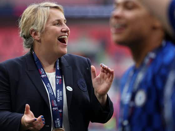 Article image:Emma Hayes dismisses speculation about her Chelsea future