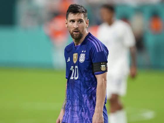 Imagen del artículo:Lionel Messi está en duda para el partido con Jamaica