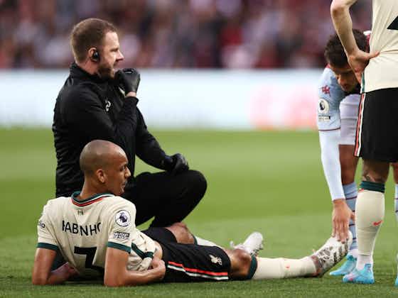 Article image:Fabinho ruled out of FA Cup final & doubtful for Champions League showpiece
