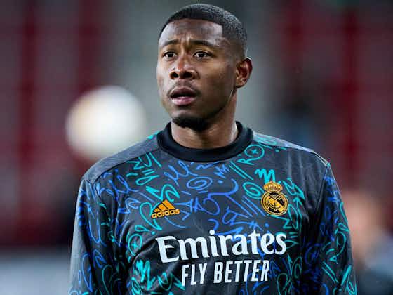 Article image:David Alaba returns to Real Madrid training ahead of Champions League final