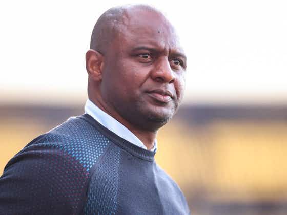 Article image:Patrick Vieira involved in physical altercation with Everton pitch invader