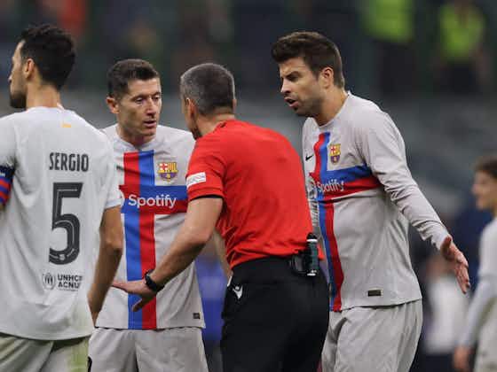 Artikelbild:"Gibt kein anderes Wort als Empörung" - Barça-Frust nach kurioser VAR-Entscheidung gegen Inter