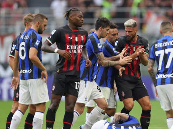 Article image:La posible alineación del Inter y del Milan para enfrentarse el lunes en la 33ª jornada del campeonato italiano