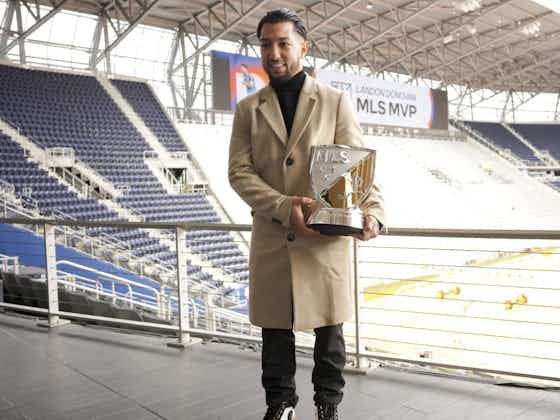 Article image:Lucho Acosta: 'This is a trophy for memories' after taking home 2023 MLS MVP