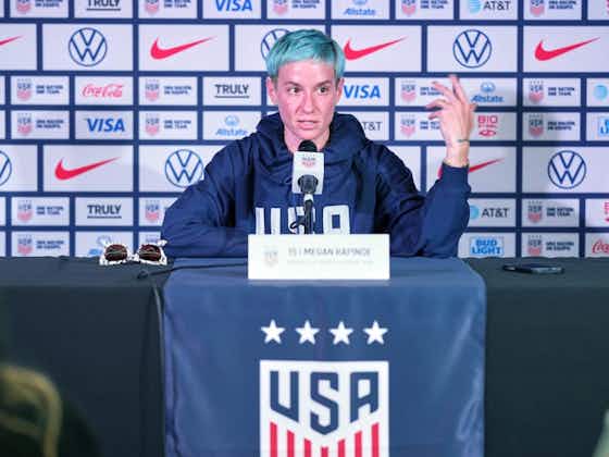 Article image:Megan Rapinoe claims she 'could've helped' against Netherlands