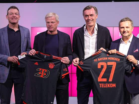 Artikelbild:FC Bayern und Telekom verlängern bis 2027