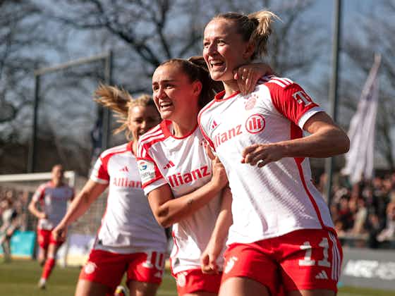 Artikelbild:Topspielsieg! FC Bayern Frauen gewinnen in Frankfurt