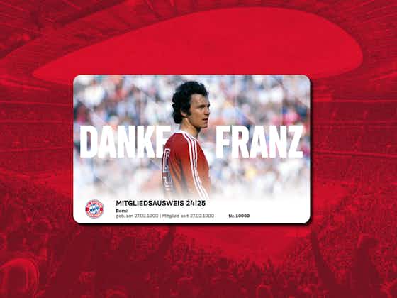 Artikelbild:Motiv für FC Bayern-Mitgliedsausweis 2024/25 gewählt