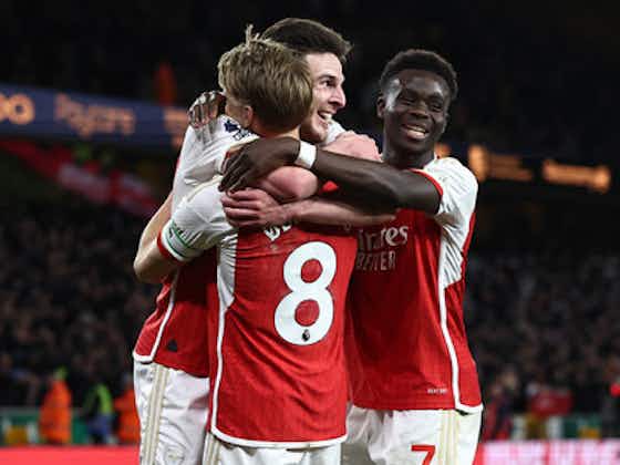 Imagen del artículo:Arsenal regresa a la cima de la Premier League tras vencer a los Wolves