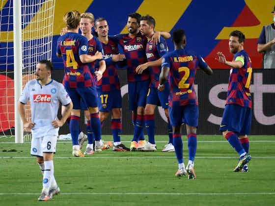 Imagen del artículo:El 1×1 del Barça ante el Nápoles