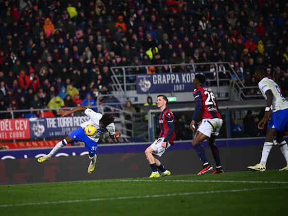 Article image:Bisseck's header gives Inter 1-0 win at Bologna