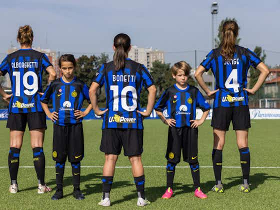 Article image:The special Inter Women jersey encouraging girls to believe in their dreams
