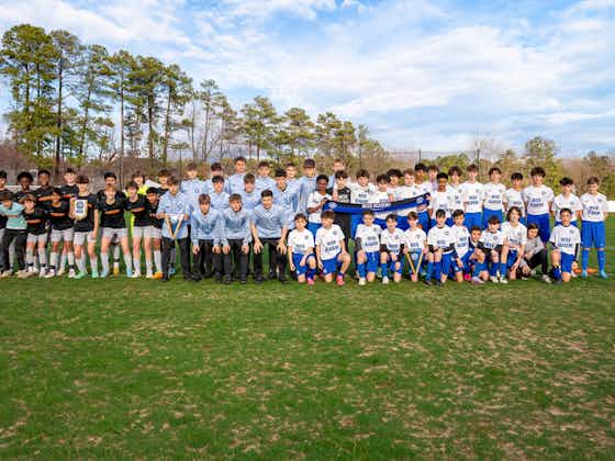Nerazzurri U14s at the Jefferson Cup. U12s and U14s from the Inter Academy  Toronto also present