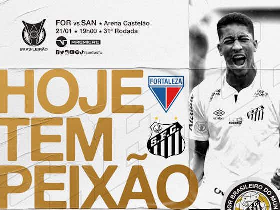 Imagem do artigo:Confira a escalação do Santos para enfrentar Fortaleza na 31ª rodada do Campeonato Brasileiro