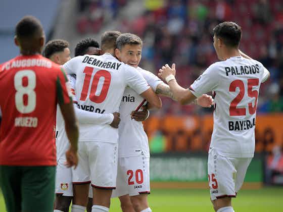 Imagem do artigo:Bayer Leverkusen goleia e assume liderança do Campeonato Alemão