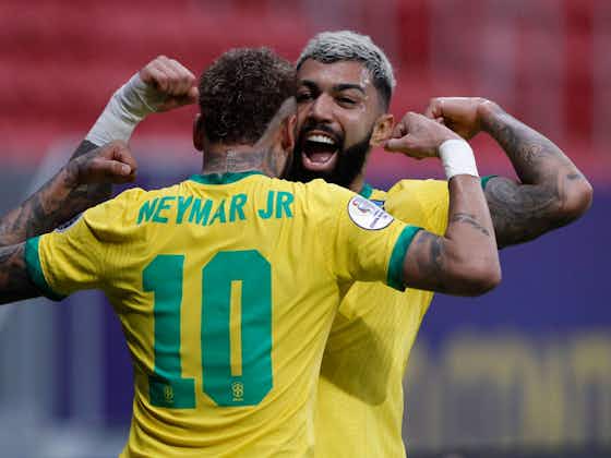 Imagem do artigo:Após vitória na Libertadores, Gabigol convida Neymar para jogar no Flamengo: ‘Já pensou?’
