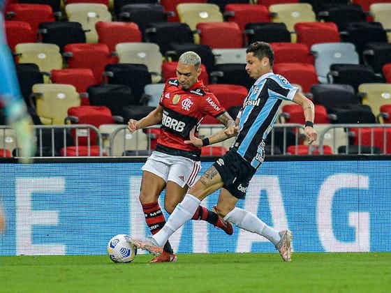 Imagem do artigo:Com a presença de público, Flamengo vence Grêmio e é semifinalista da Copa do Brasil
