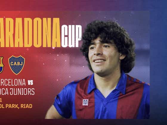 Imagem do artigo:Barcelona e Boca Juniors confirmam amistoso em homenagem a Maradona