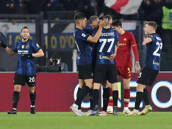 Imagem do artigo:Inter de Milão passa pela Roma com gols na primeira etapa