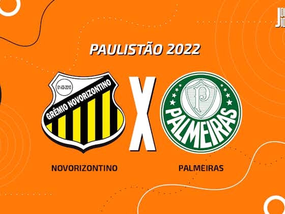 Imagem do artigo:Novorizontino x Palmeiras: escalações, onde ver e arbitragem