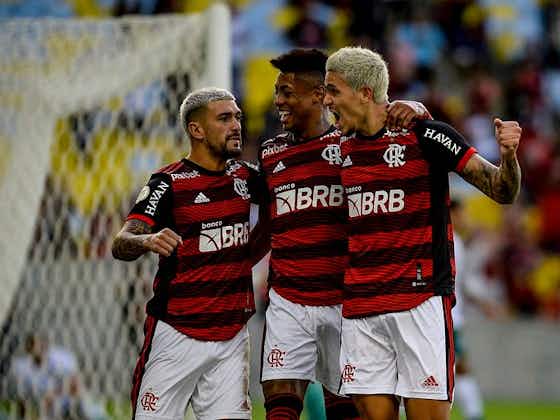 Imagem do artigo:Flamengo quase dá mole, mas vence o Goiás no Maracanã. Sai sob vaias