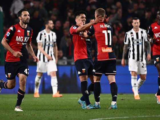Imagem do artigo:Italiano: Genoa vira contra Juventus e segue vivo pela permanência