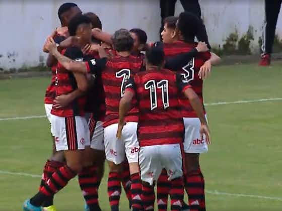 Imagem do artigo:Flamengo vence o Inter e passa para a semifinal do Brasileirão Sub-20