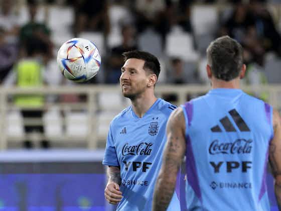 Imagem do artigo:Messi vê Brasil ʽmuito bemʼ e vibra com a ʽloucuraʼ da torcida argentina no Qatar