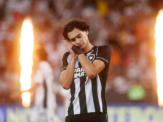 Imagem do artigo:Matheus Nascimento, do Botafogo, está fora dos gramados por quatro meses