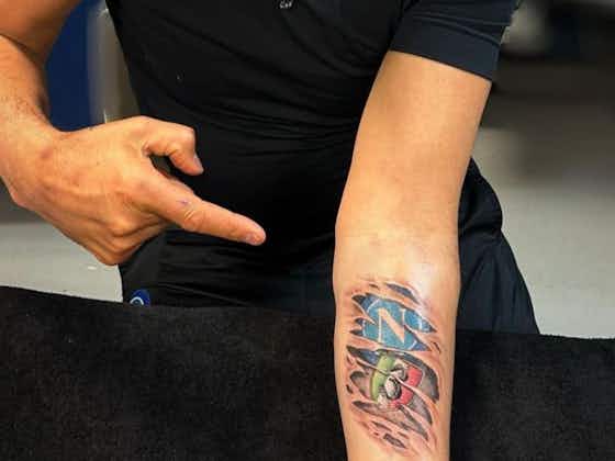 Imagem do artigo:Técnico do Napoli faz tatuagem em homenagem ao título italiano