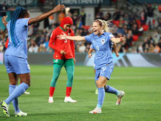 Imagem do artigo:França arrasa Marrocos e pegará Austrália nas quartas da Copa Feminina