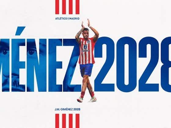 Imagem do artigo:Atlético de Madrid prolonga contrato de José Giménez até 2028