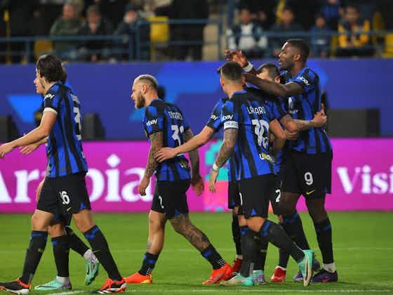 Imagem do artigo:Inter de Milão se impõe diante da Lazio e vai à final da Supercopa da Itália