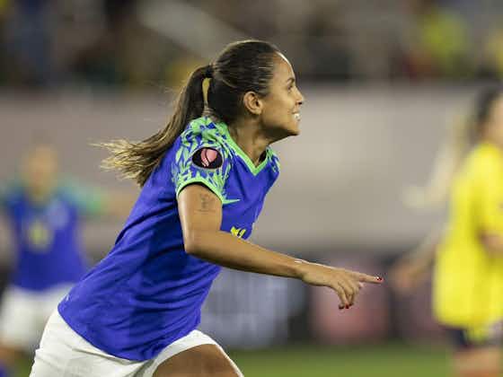 Imagem do artigo:Brasil vence a Colômbia e se classifica na Copa Ouro Feminina