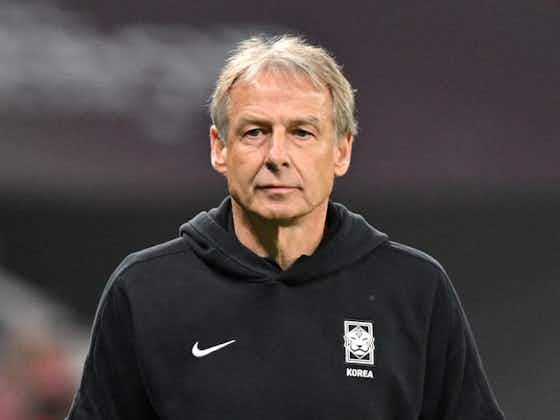 Imagem do artigo:Coreia do Sul demite Klinsmann após fracasso na Copa da Ásia