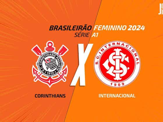 Imagem do artigo:Corinthians x Internacional no Brasileirão Feminino: onde assistir, escalações e arbitragem