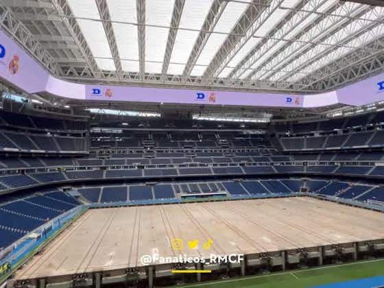 Image de l'article :Real Madrid está perto de estrear telão 360º do Santiago Bernabéu