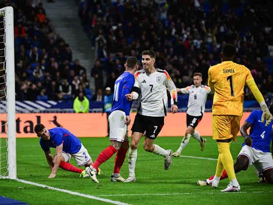 Imagem do artigo:Com gol relâmpago de Wirtz, Alemanha vence França em amistoso