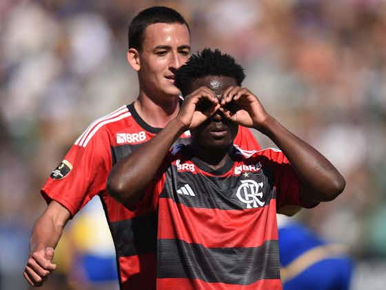 Imagem do artigo:Shola comemora título no Flamengo e cita admiração por Bruno Henrique: ‘Gosto dele’