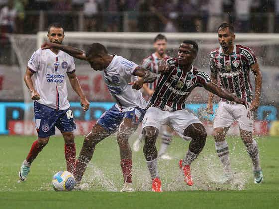 Imagem do artigo:Arena Fonte Nova esclarece alagamento no gramado em Bahia x Fluminense