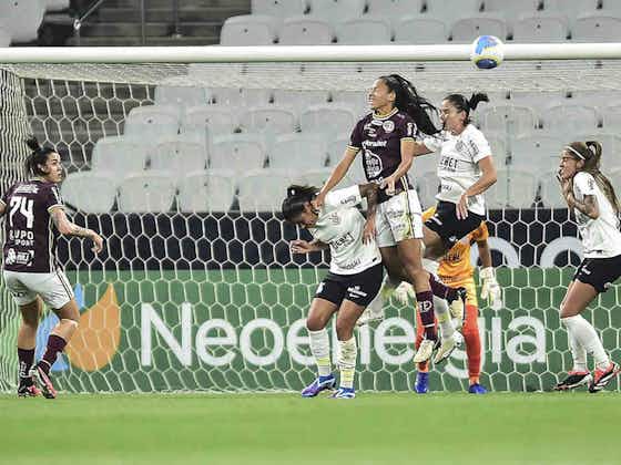 Imagem do artigo:Corinthians empata no Brasileirão feminino. Mas segue na ponta