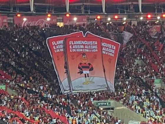 Imagem do artigo:Que lindo! Torcida do Flamengo faz mosaico em homenagem a Ziraldo