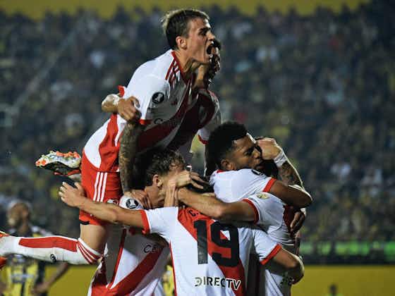 Imagem do artigo:River Plate, com direito a gol antológico, vence Deportivo Táchira