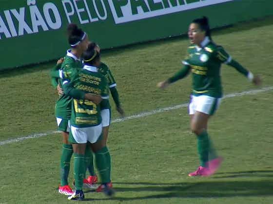 Imagem do artigo:Atacante reserva garante triunfo do Palmeiras no Brasileiro feminino
