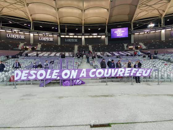 Image de l'article :Couvre-feu : à Toulouse, les supporters invités à rentrer chez eux avant la fin du match