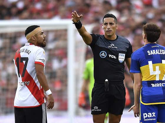 Imagen del artículo:Los números de Yael Falcón Pérez, árbitro del Superclásico