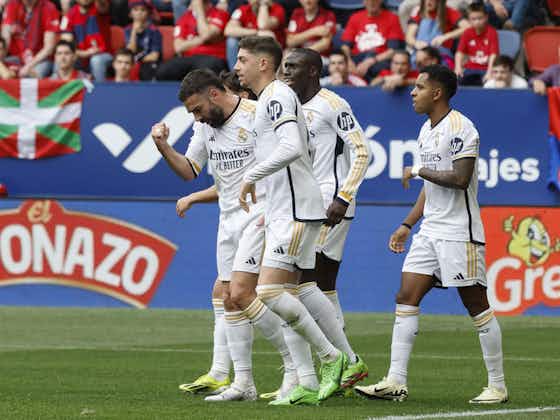 Imagen del artículo:Real Madrid derrotó a Osasuna 4-2, Valverde aportó tres asistencias