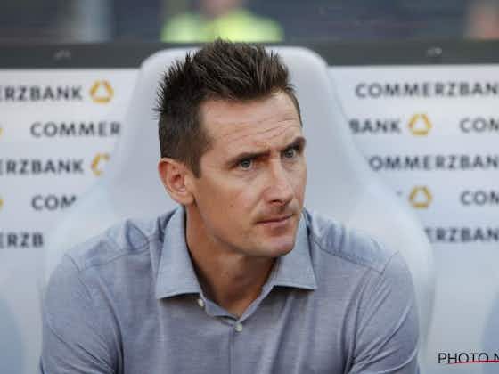 Image de l'article :Officiel : Première expérience comme T1 pour Miroslav Klose 